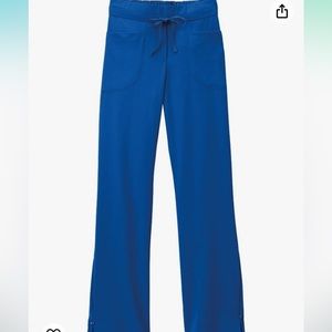 NWT Jockey Women's 2410 Button Trimmed Full Elastic/Drawstring Scrub Pant